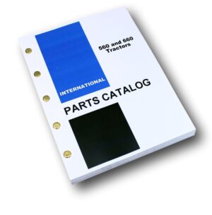 International Farmall Ih 560 660 Tractor Parts Catalog Manual Exploded Views
