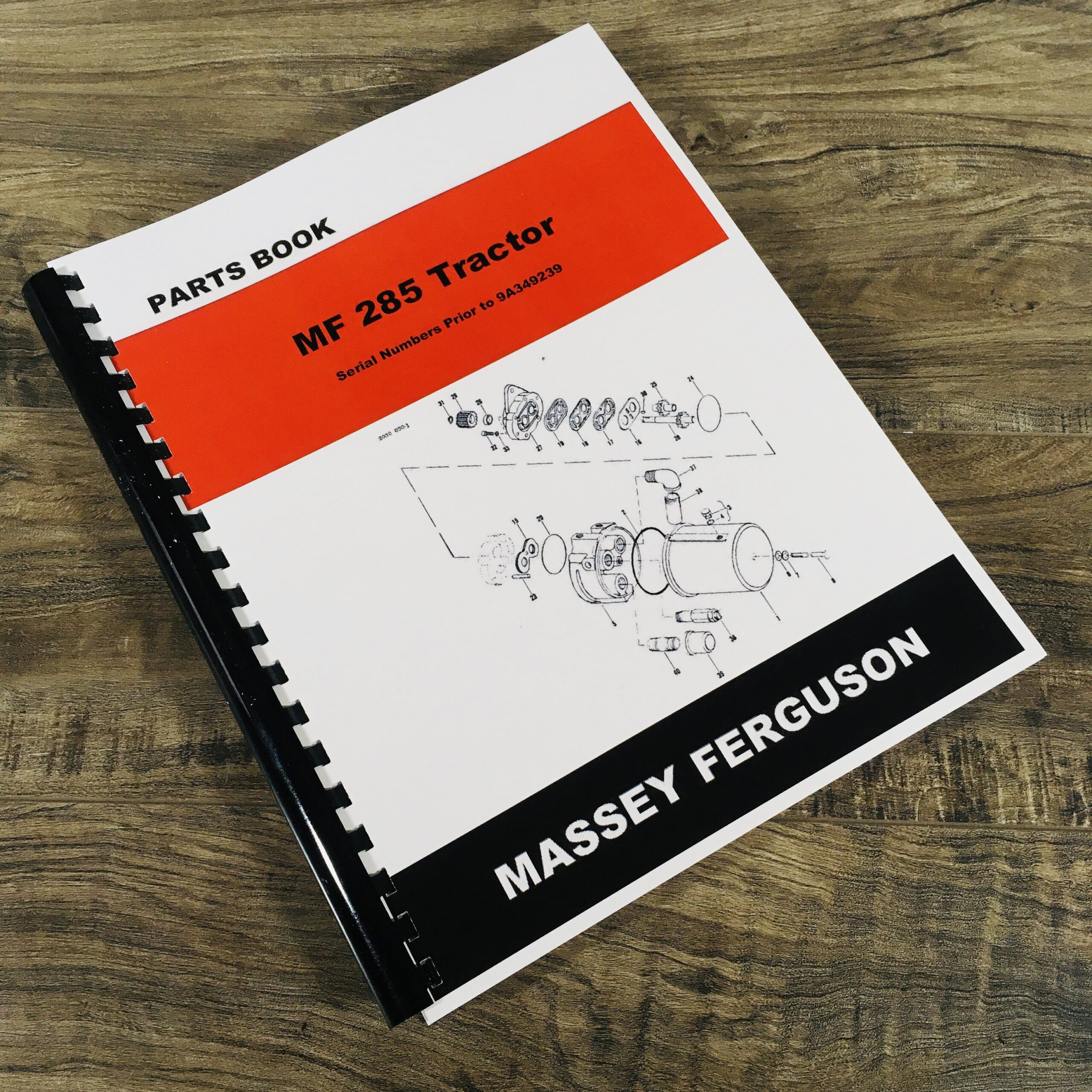 Massey Ferguson 285 Tractor Parts Catalog Manual Book Assembly Prior to 9A349239