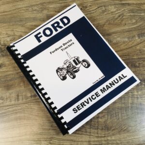 Fordson Dexta Tractor Service Manual Repair Shop Technical Book Workshop Book