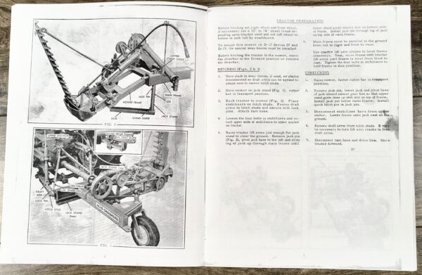 Allis Chalmers Model 82R Sickel Bar Mower Semi Mounted Operators Manual Sickle - Image 4