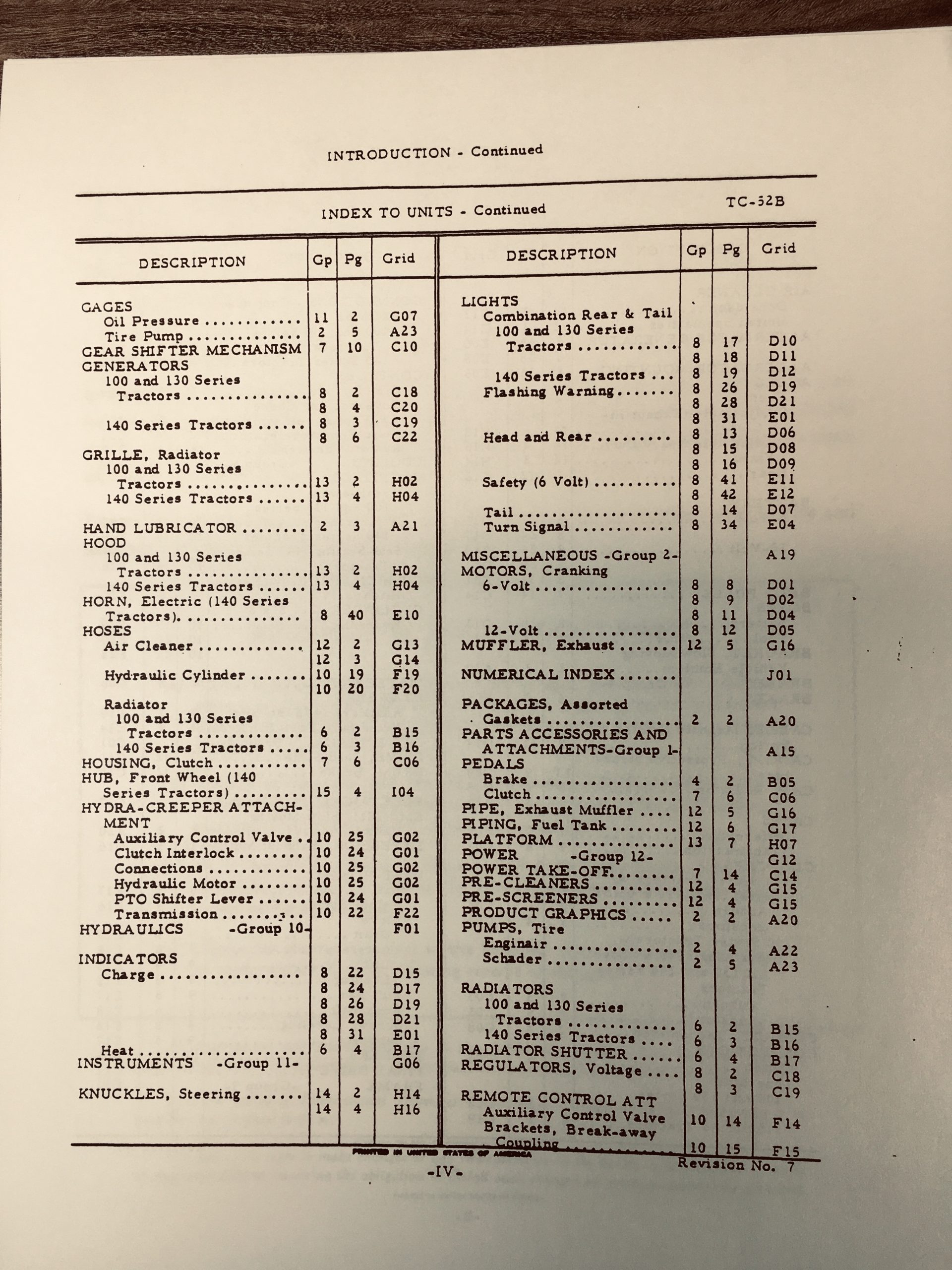 Farmall International 100 130 140 Tractor Service Manual Parts Catalog Shop Book - Image 8