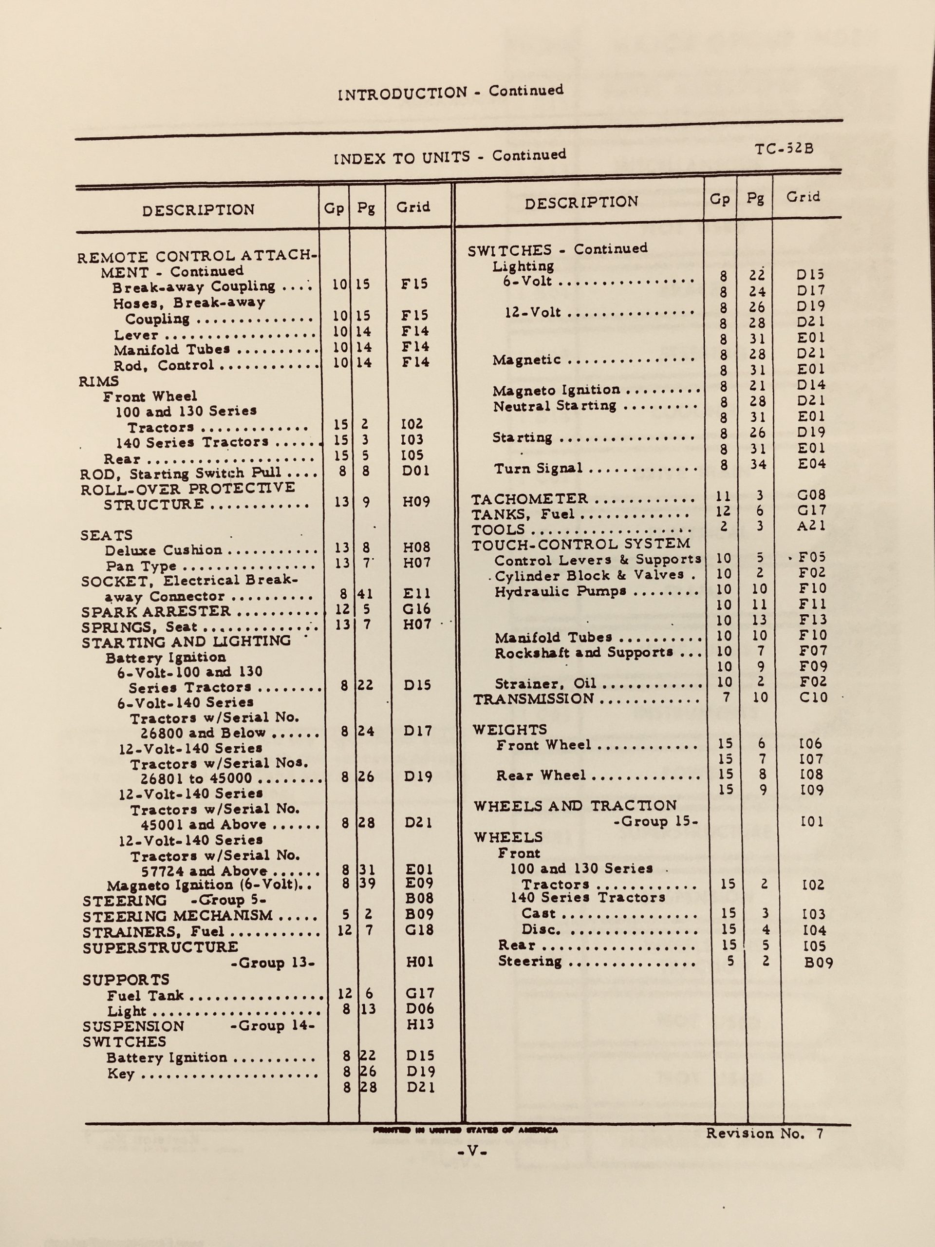 Farmall International 100 130 140 Tractor Service Manual Parts Catalog Shop Book - Image 9