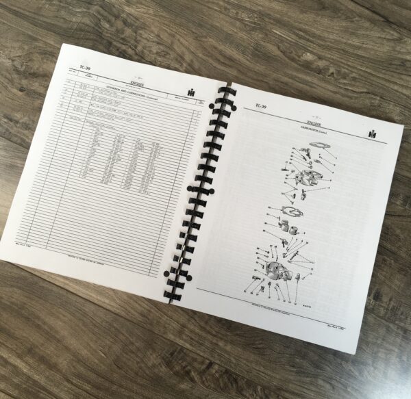 International Farmall Super A Tractor Service Operators Parts Manual Catalog Set - Image 19