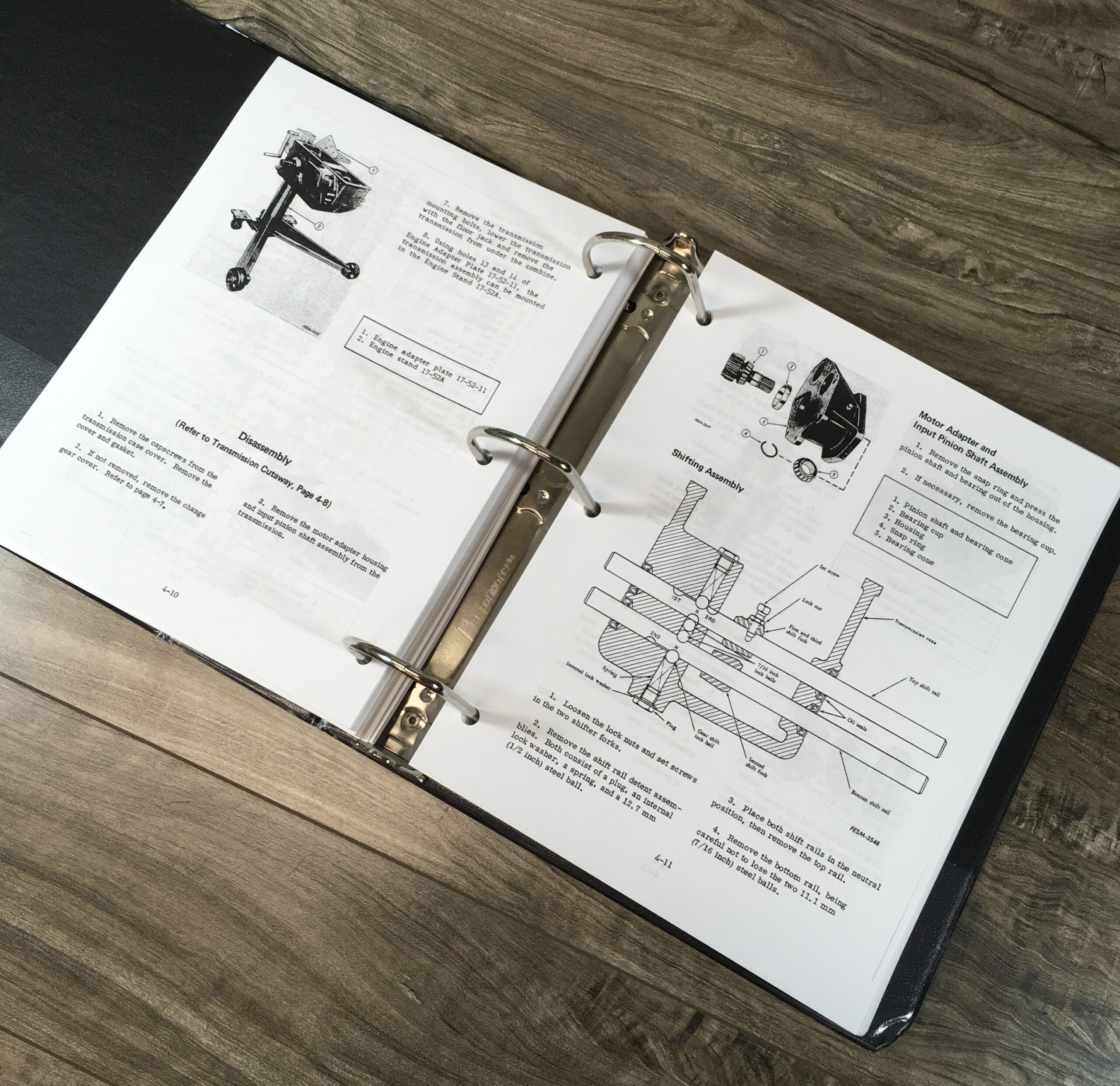 International 1440 Combine Service Parts Operators Manual Set Repair Shop D-436 - Image 12