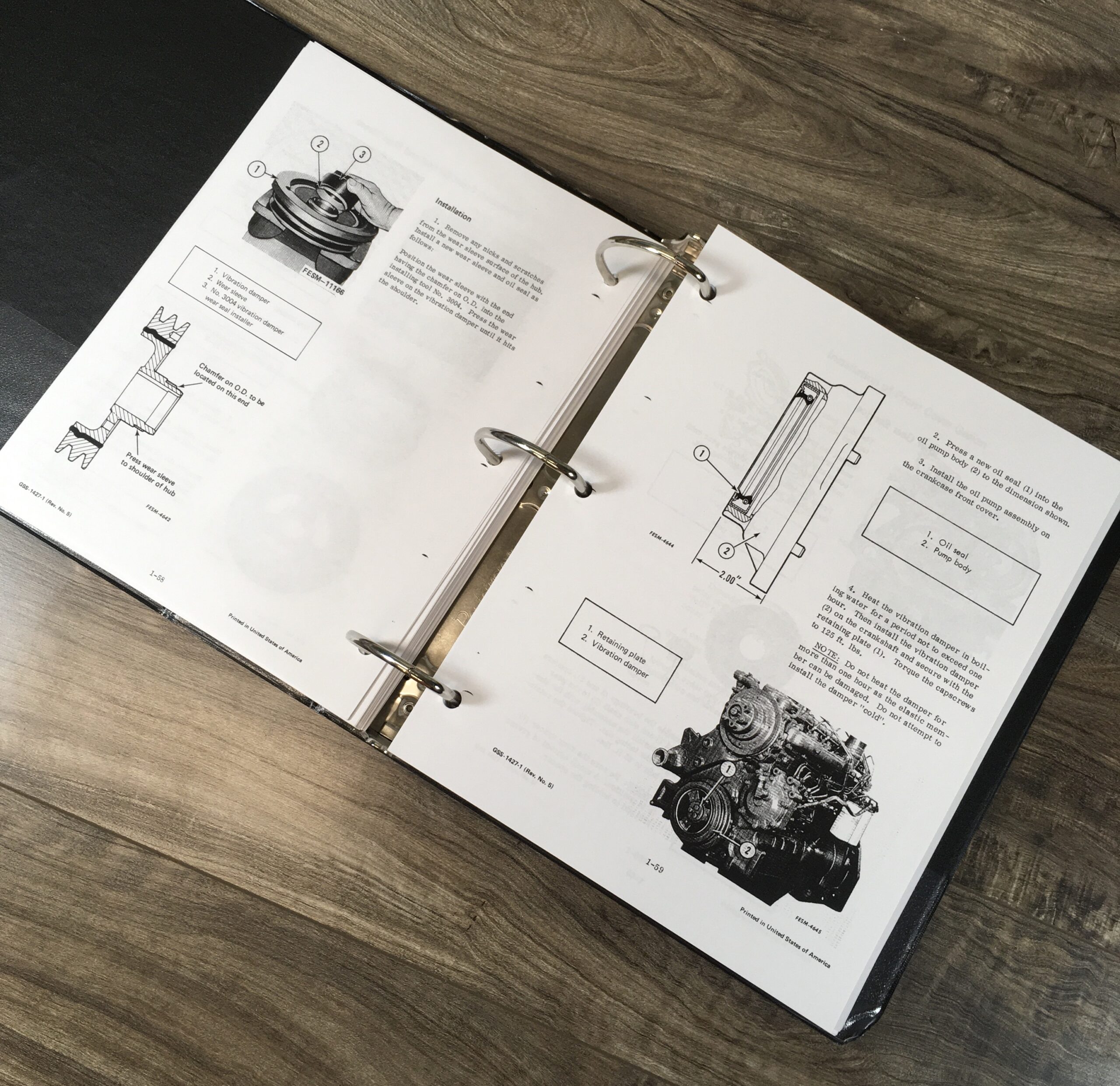 International 1440 Combine Service Parts Manual Set Repair Shop Catalog D-436 IH - Image 14