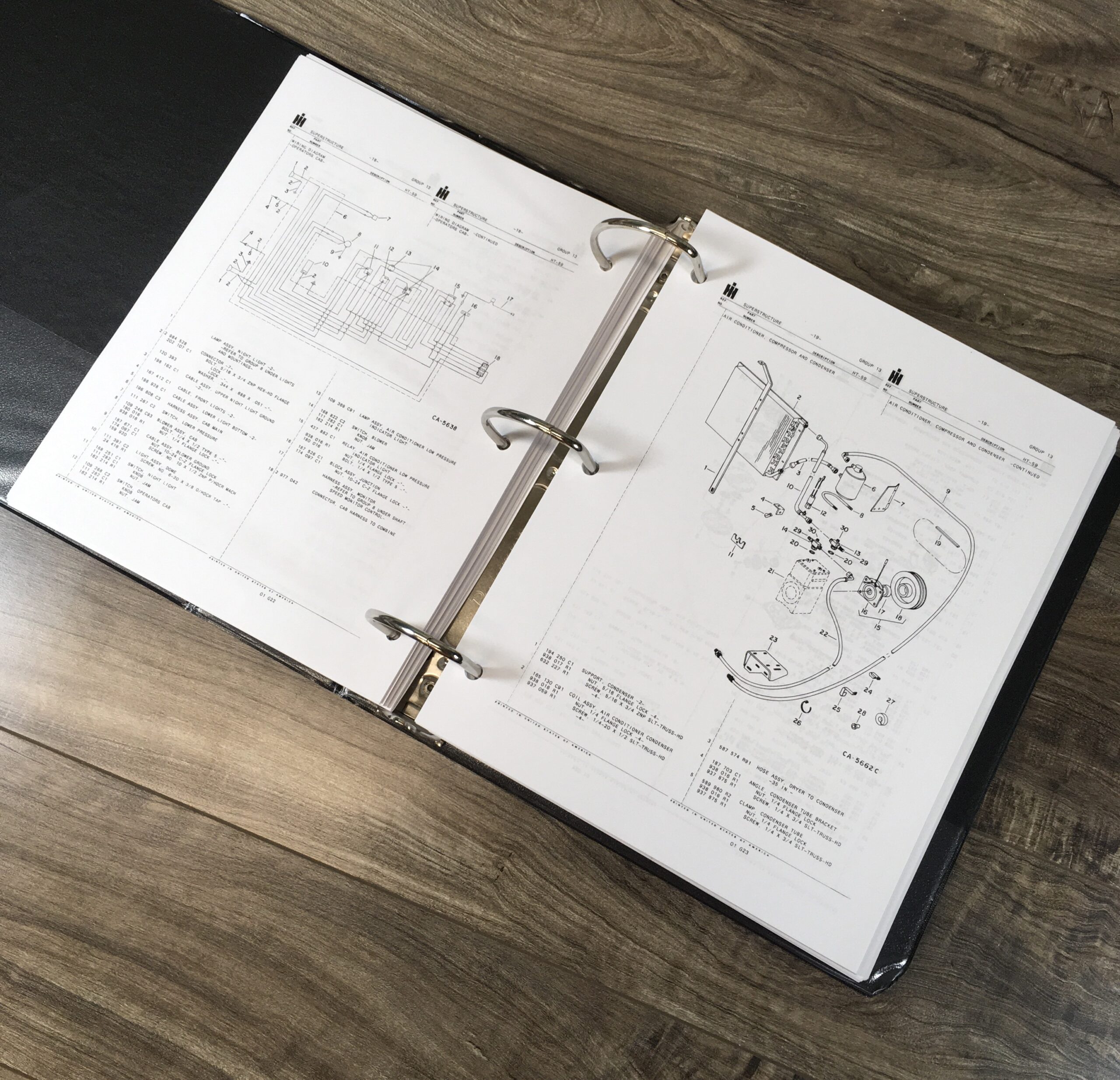 International 1440 Combine Service Parts Manual Set Repair Shop Catalog D-436 IH - Image 18