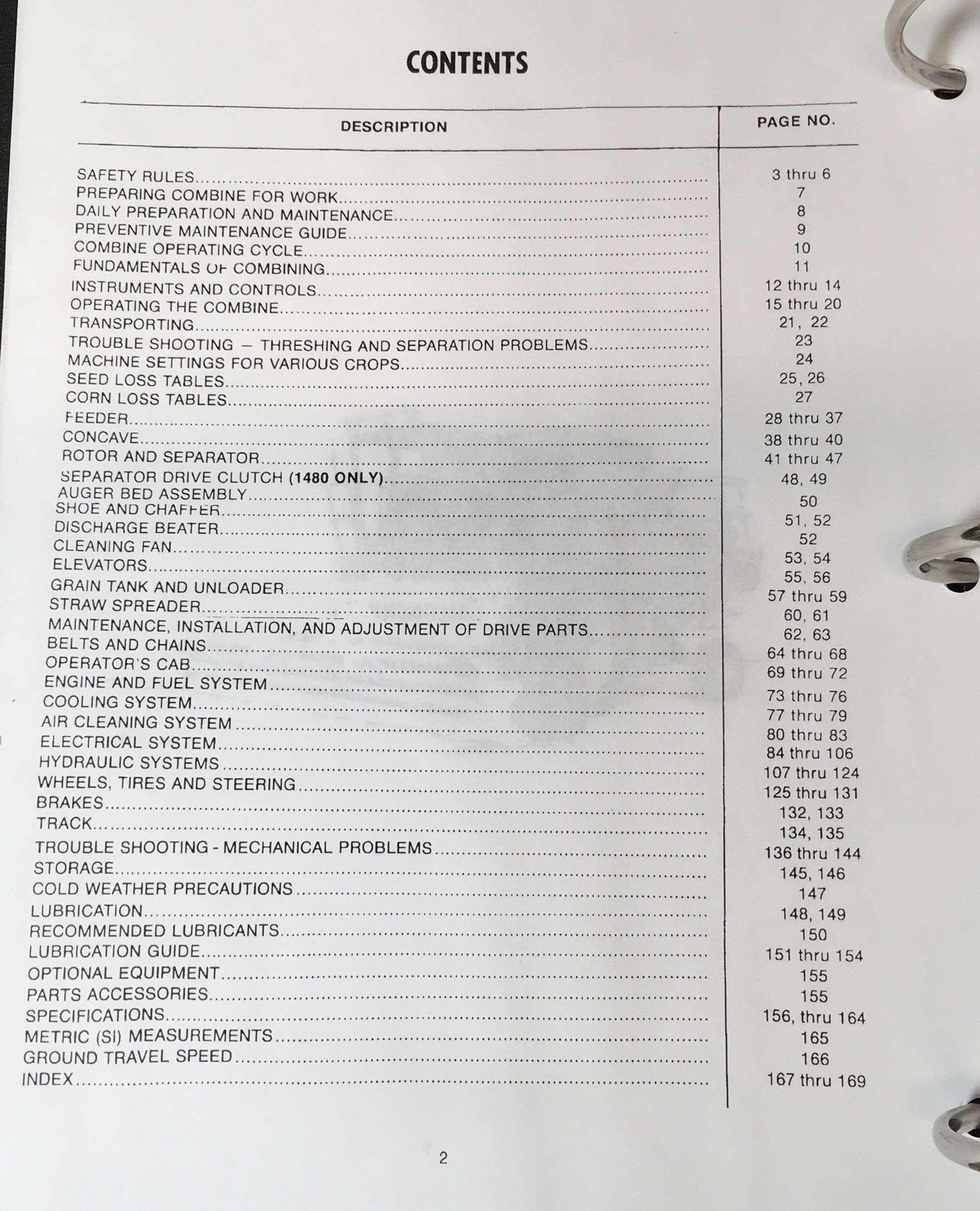 International 1440 Combine Service Parts Operators Manual Set Repair Shop D-436 - Image 26
