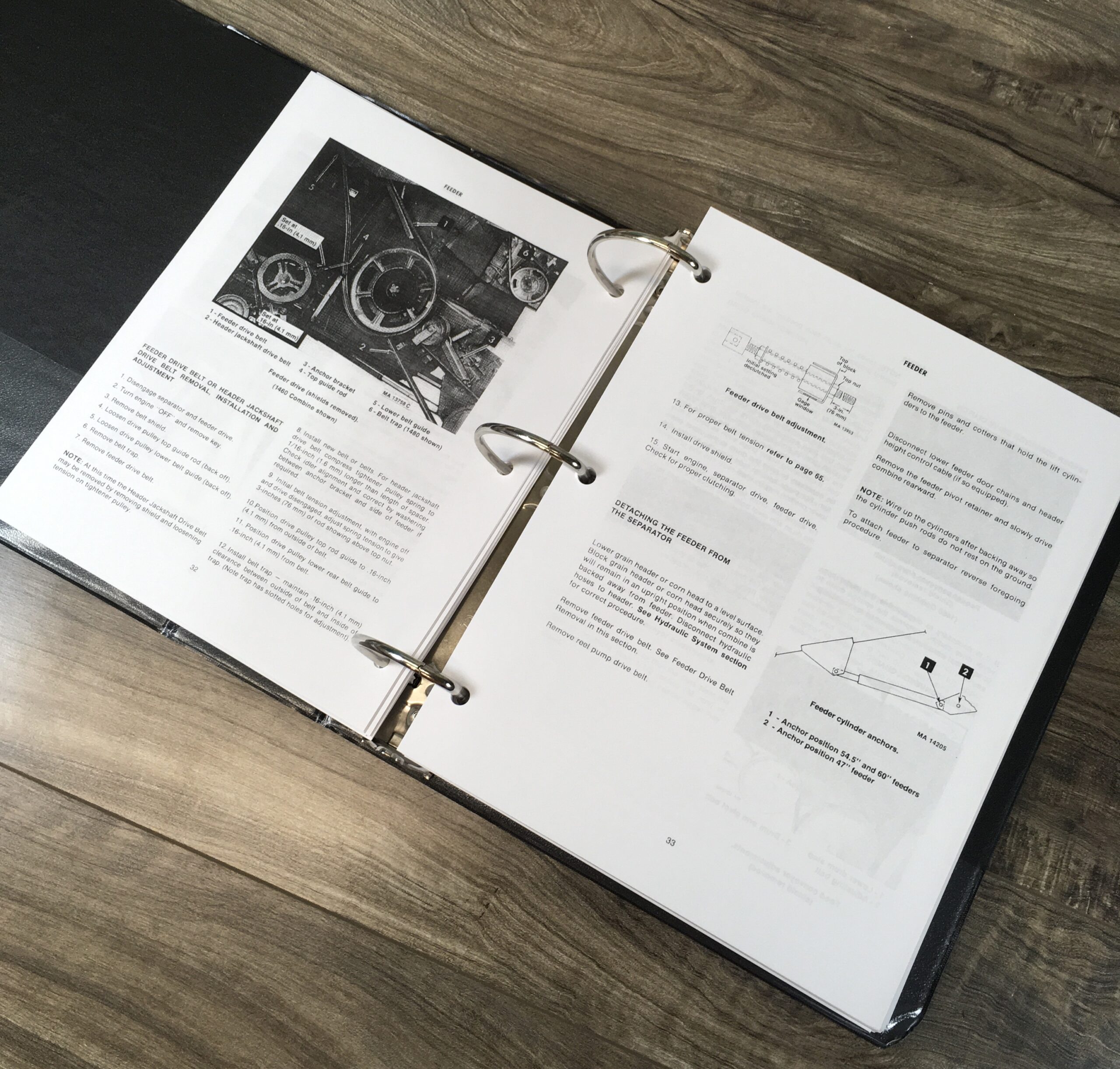 International 1440 Combine Service Parts Operators Manual Set Repair Shop D-436 - Image 28