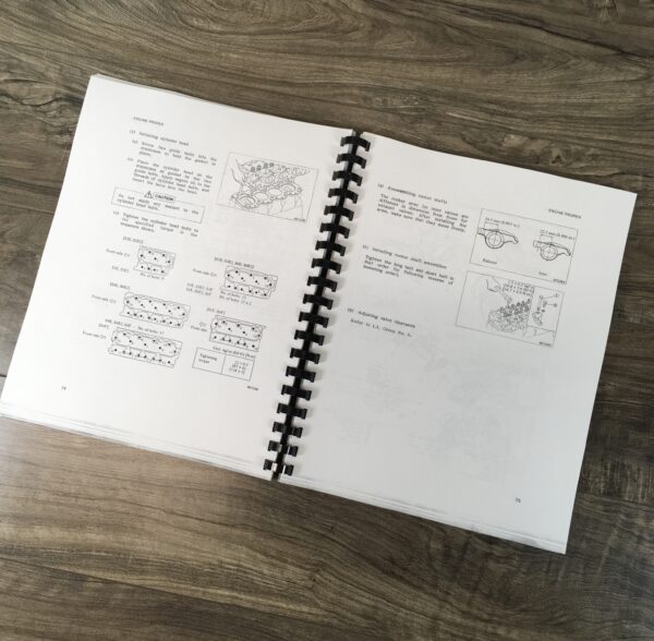 Mitsubishi Diesel Engine S2E S2E2 Series Technical Service Repair Shop Manual - Image 7