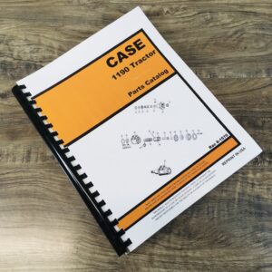 Case 1190 Tractor Parts Manual Catalog Book Exploded Views Names Numbers Case Ih