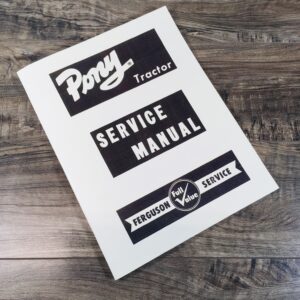 Massey Ferguson Pony Tractor Service Repair Manual Technical Shop Book Overhaul