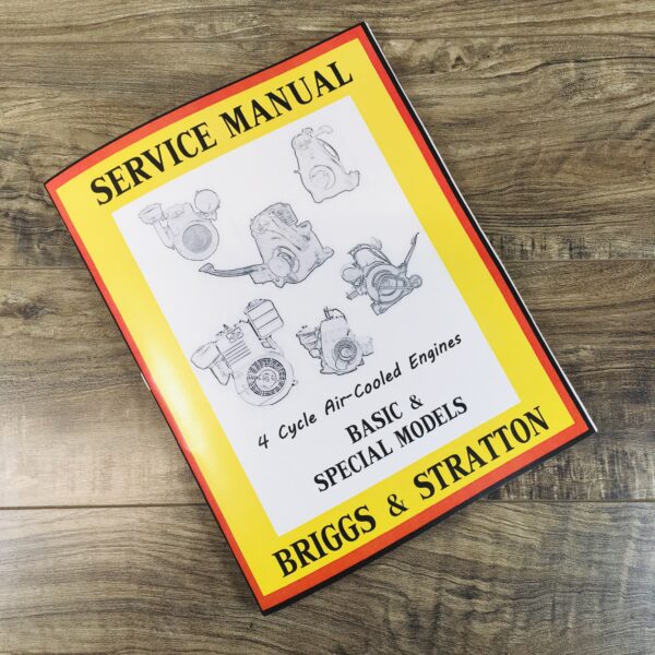 Briggs Stratton Fh Fh1 Fj Fj1 Fj2 Ib Engine Service Shop Overhaul Repair Manual