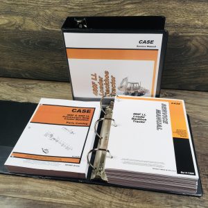 Case 480F 480F Ll Loader Backhoe Tractor Service Manual Parts Catalog Set Shop