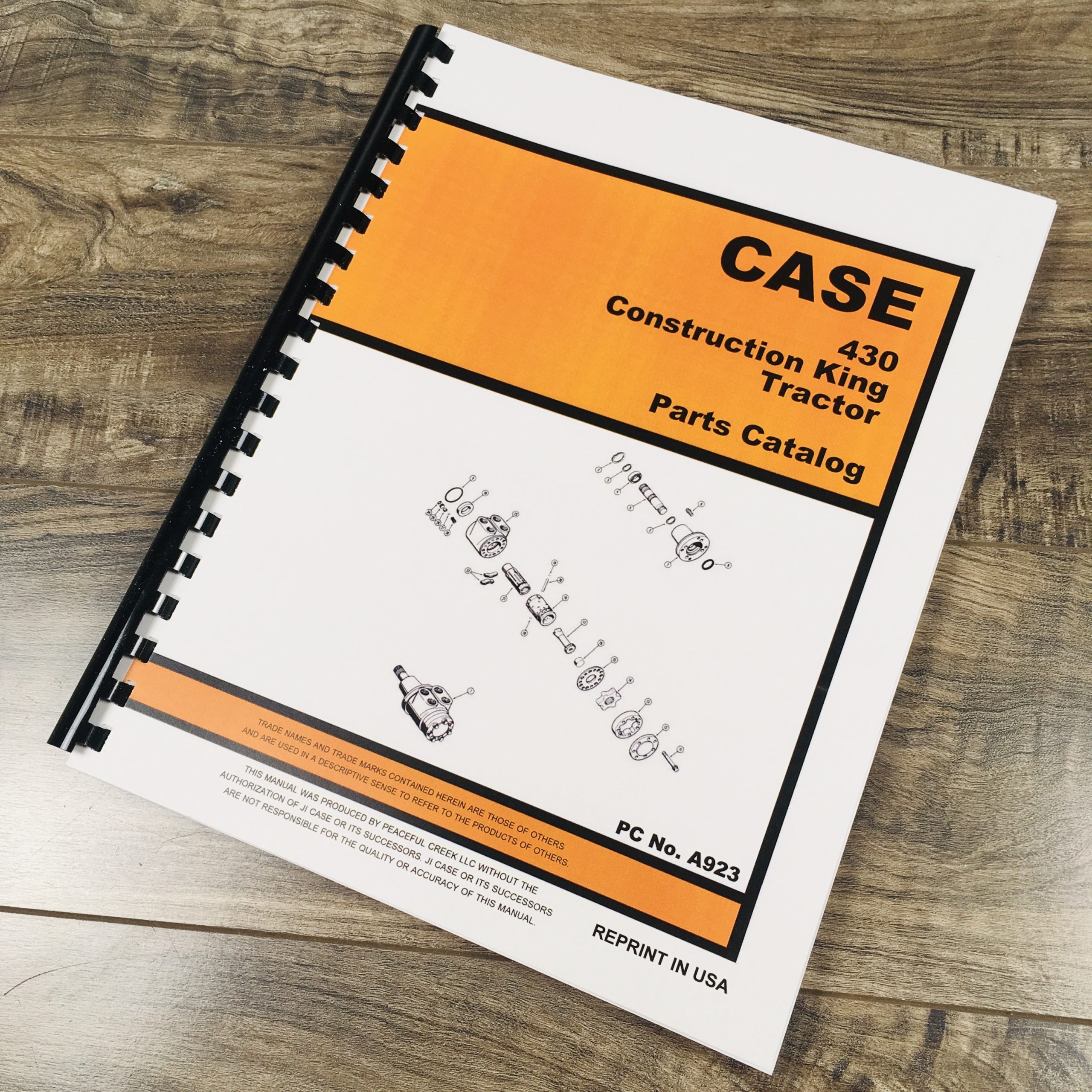 Case 430 Ck 430Ck Wheel Tractor Parts Manual Catalog Assembly Exploded Views