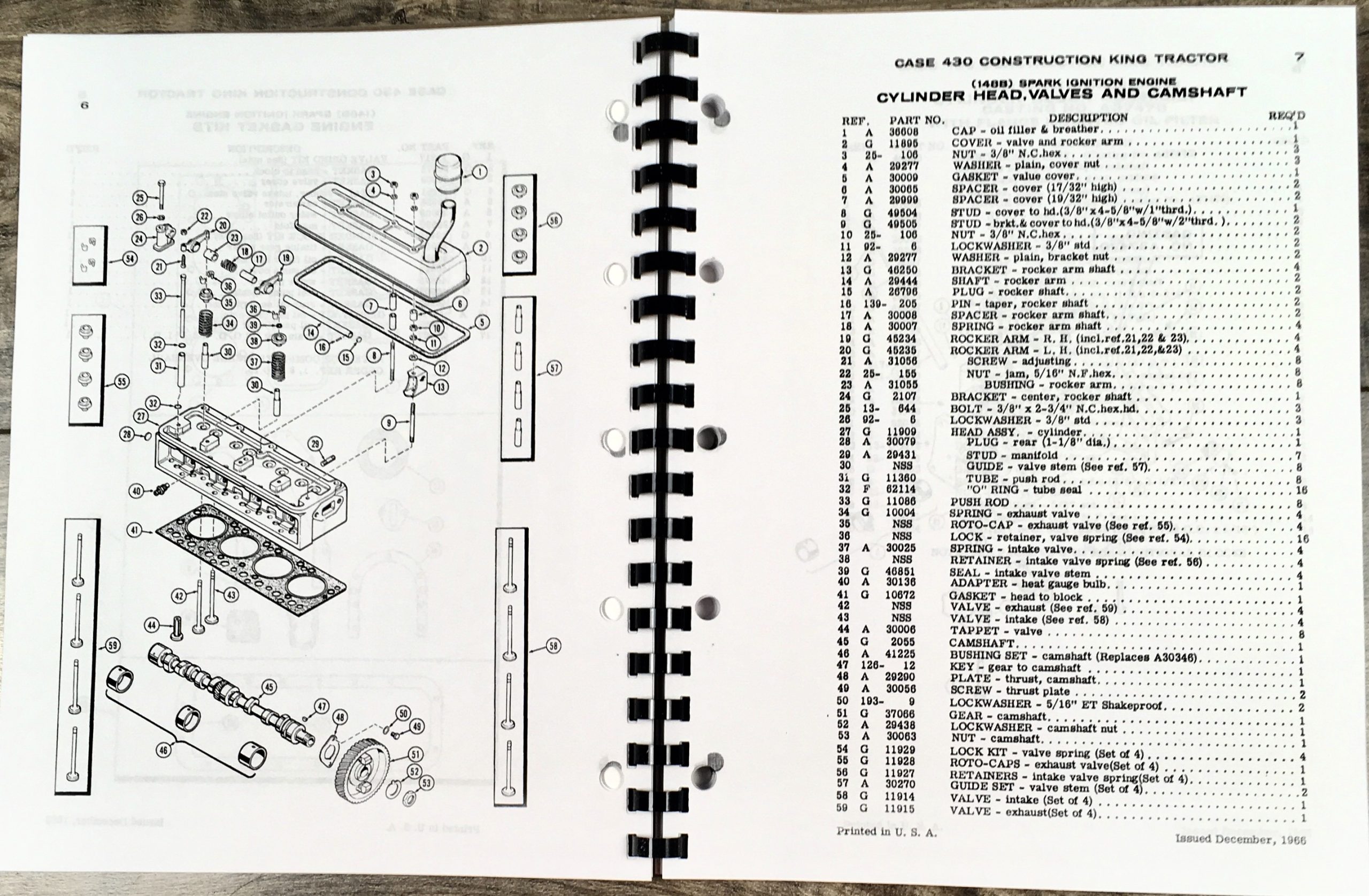 Case 430 Ck 430Ck Wheel Tractor Parts Manual Catalog Assembly Exploded Views - Image 4