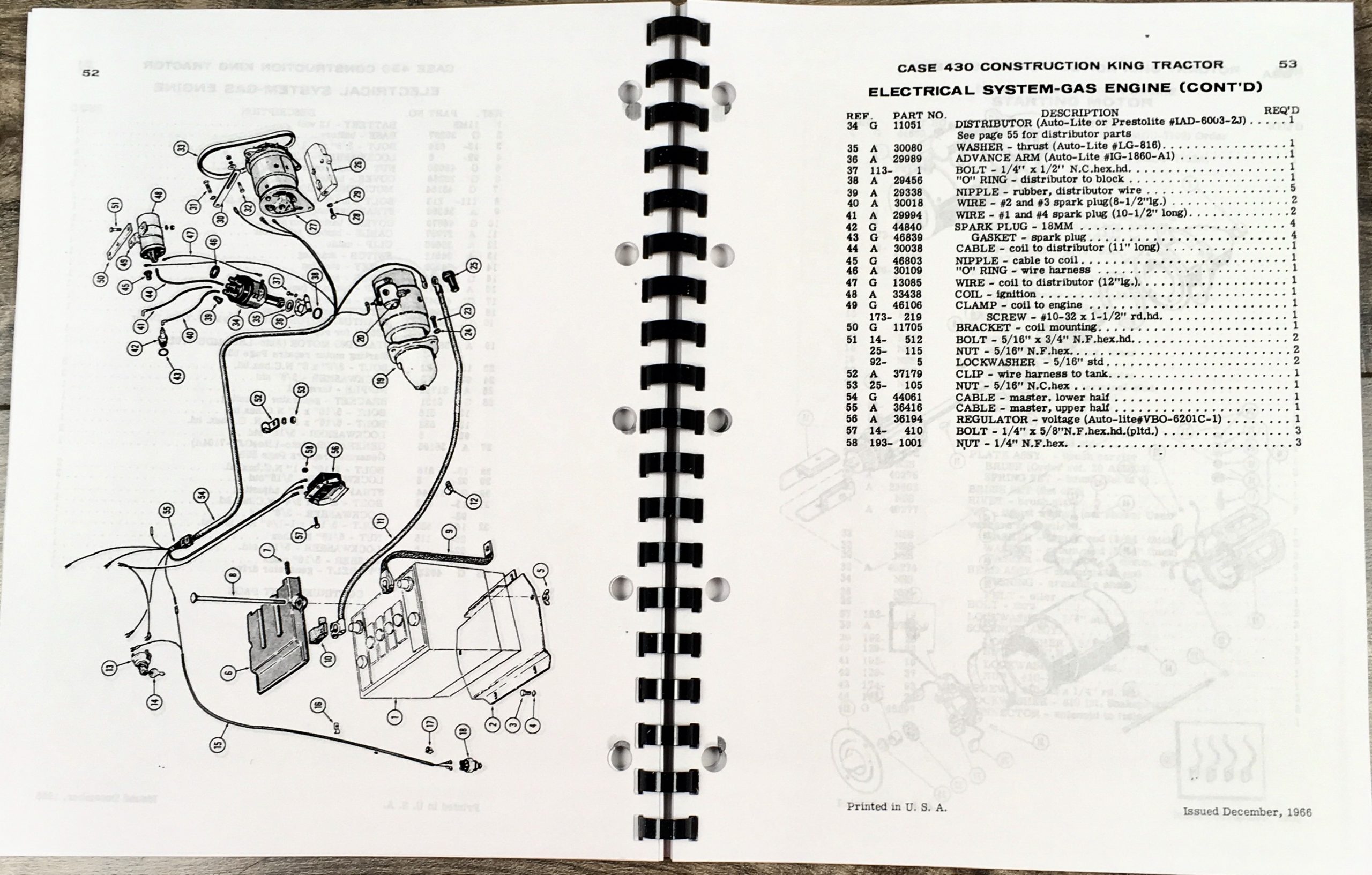 Case 430 Ck 430Ck Wheel Tractor Parts Manual Catalog Assembly Exploded Views - Image 7