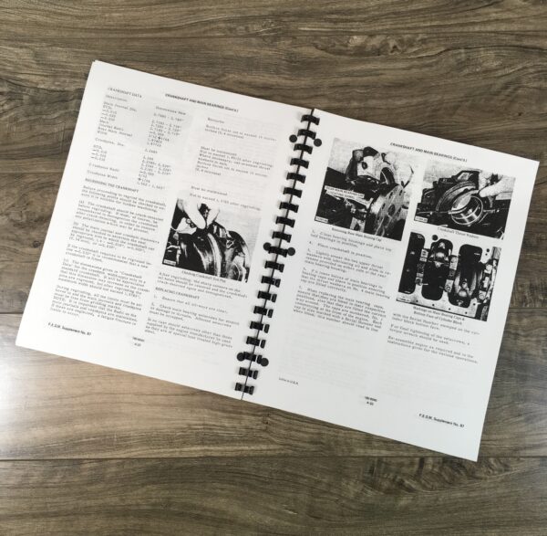 Allis Chalmers 160-6040 Tractor Service Repair Technical Shop Manual Overhaul - Image 5