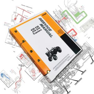 Case 430 530 470 570 Tractor Service Repair Manual Shop Book Overhaul