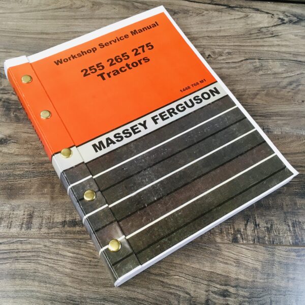 Massey Ferguson 275 Tractor Service Repair Shop Manual Technical Workshop Mf 275