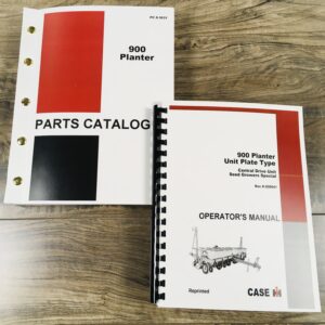 Case IH 900 Planter Unit Plate Type Central Drive Operators Parts Manual Set