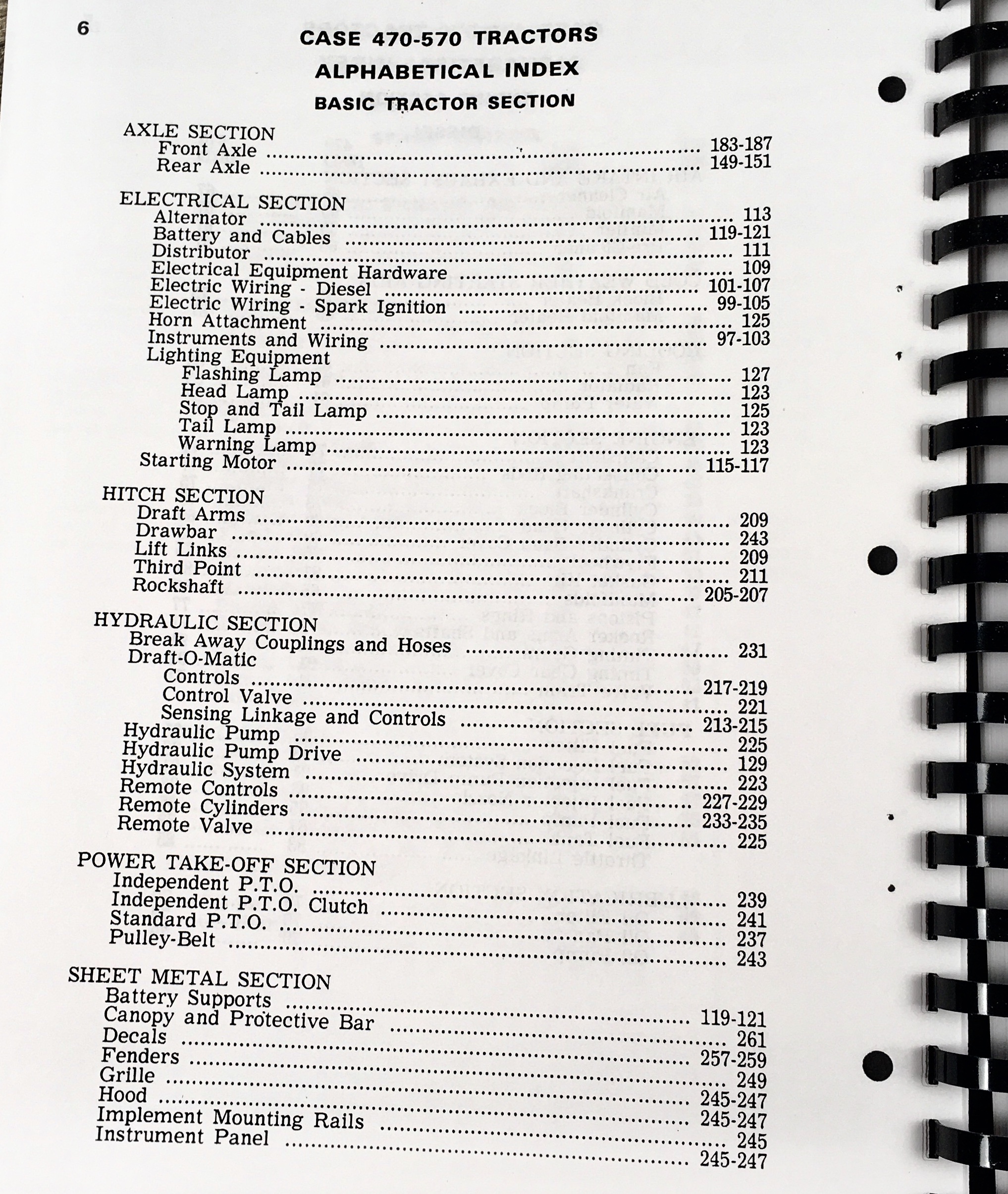 Case 470 570 Tractor Service Engine Parts Operators Manual 188D 188G 148G 159G - Image 8