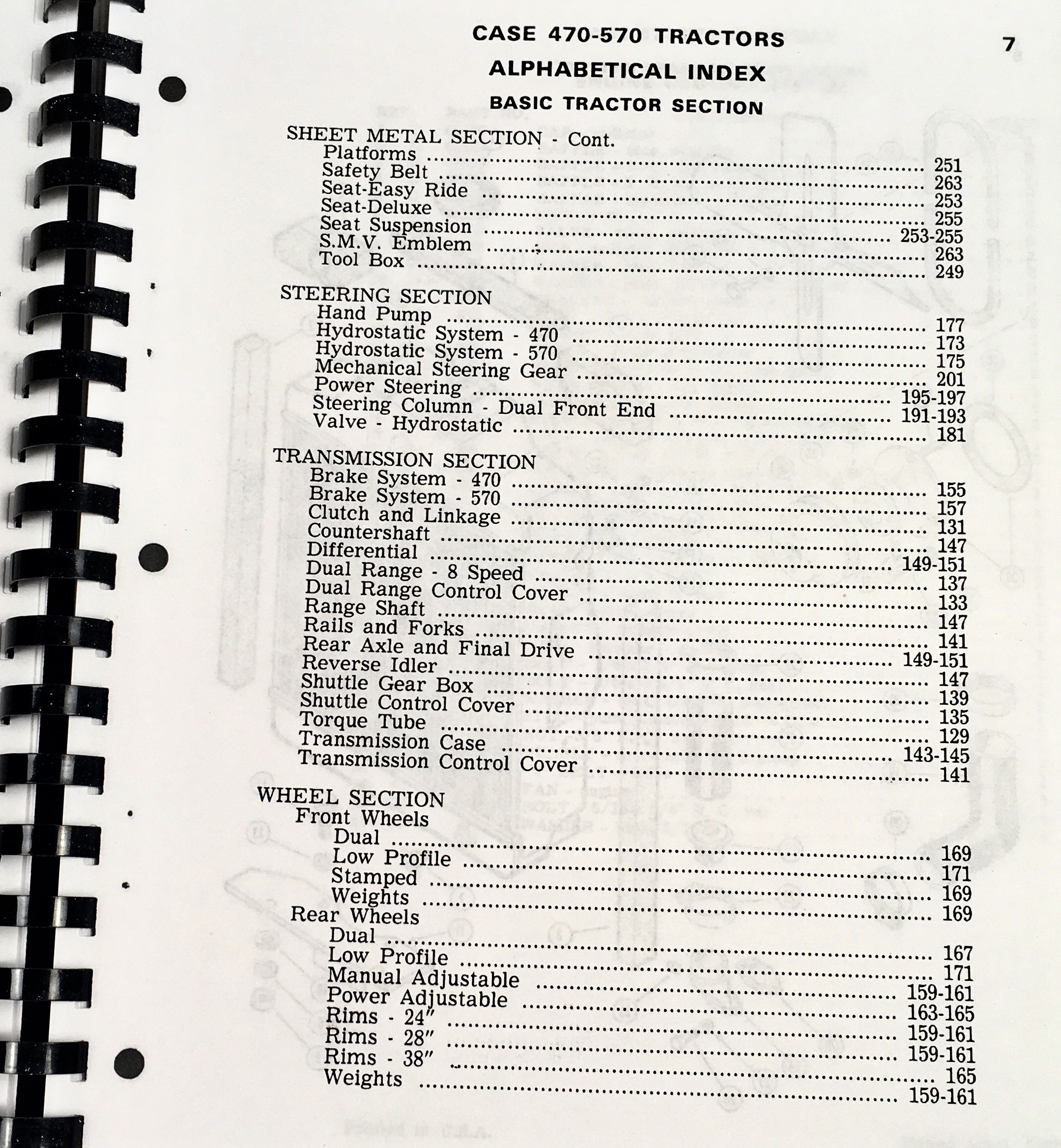 Case 470 570 Tractor Service Engine Parts Operators Manual 188D 188G 148G 159G - Image 10