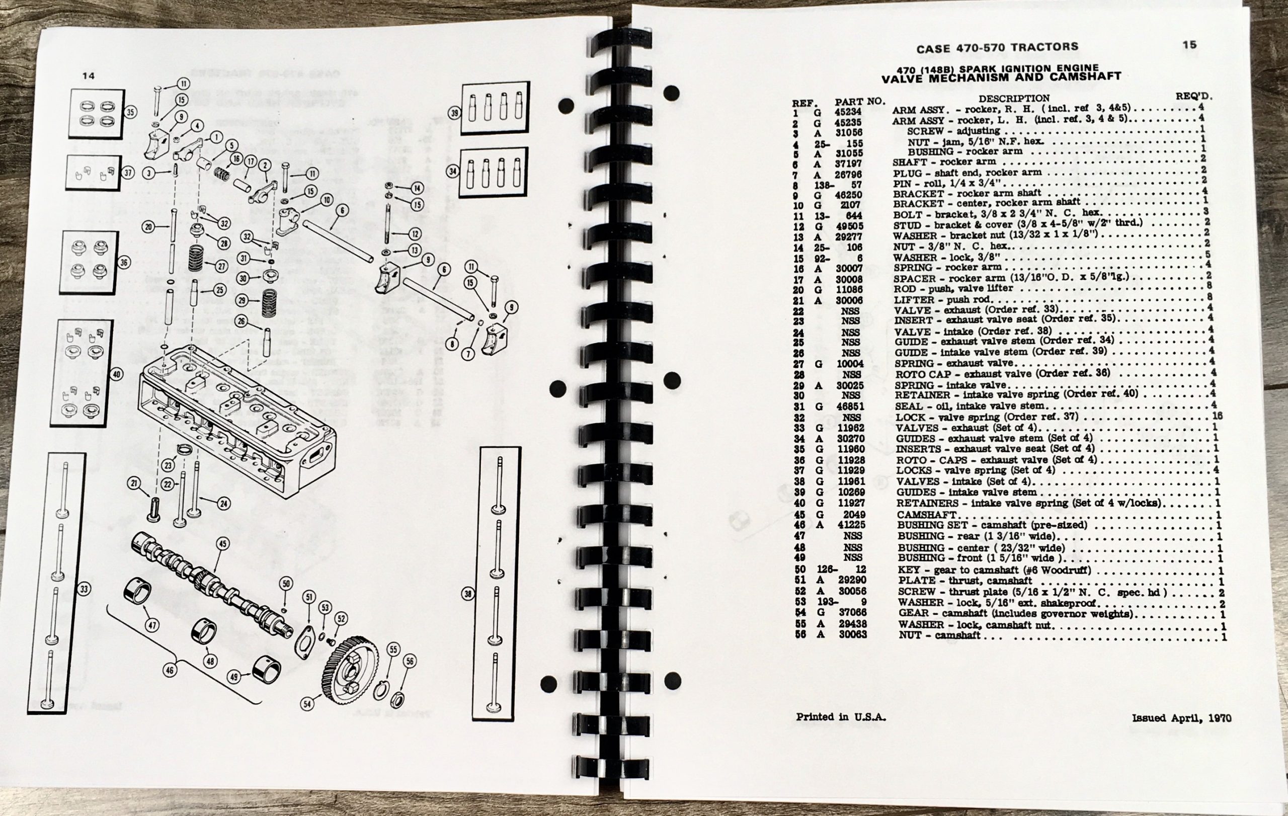 Case 470 570 Tractor Service Engine Parts Operators Manual 188D 188G 148G 159G - Image 11