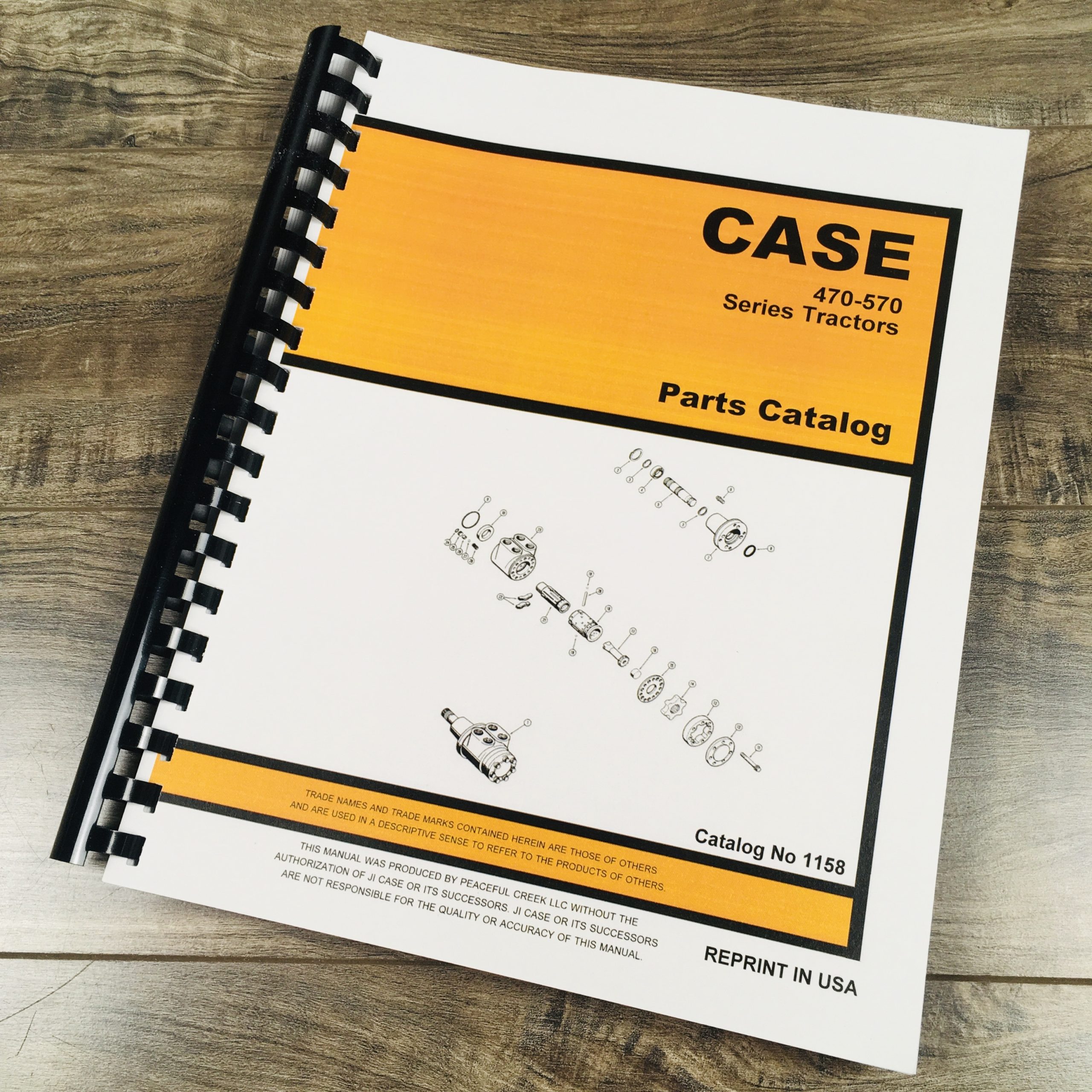Case 470 570 Tractor Parts Manual Catalog Assembly Book S/N 8656925 & After