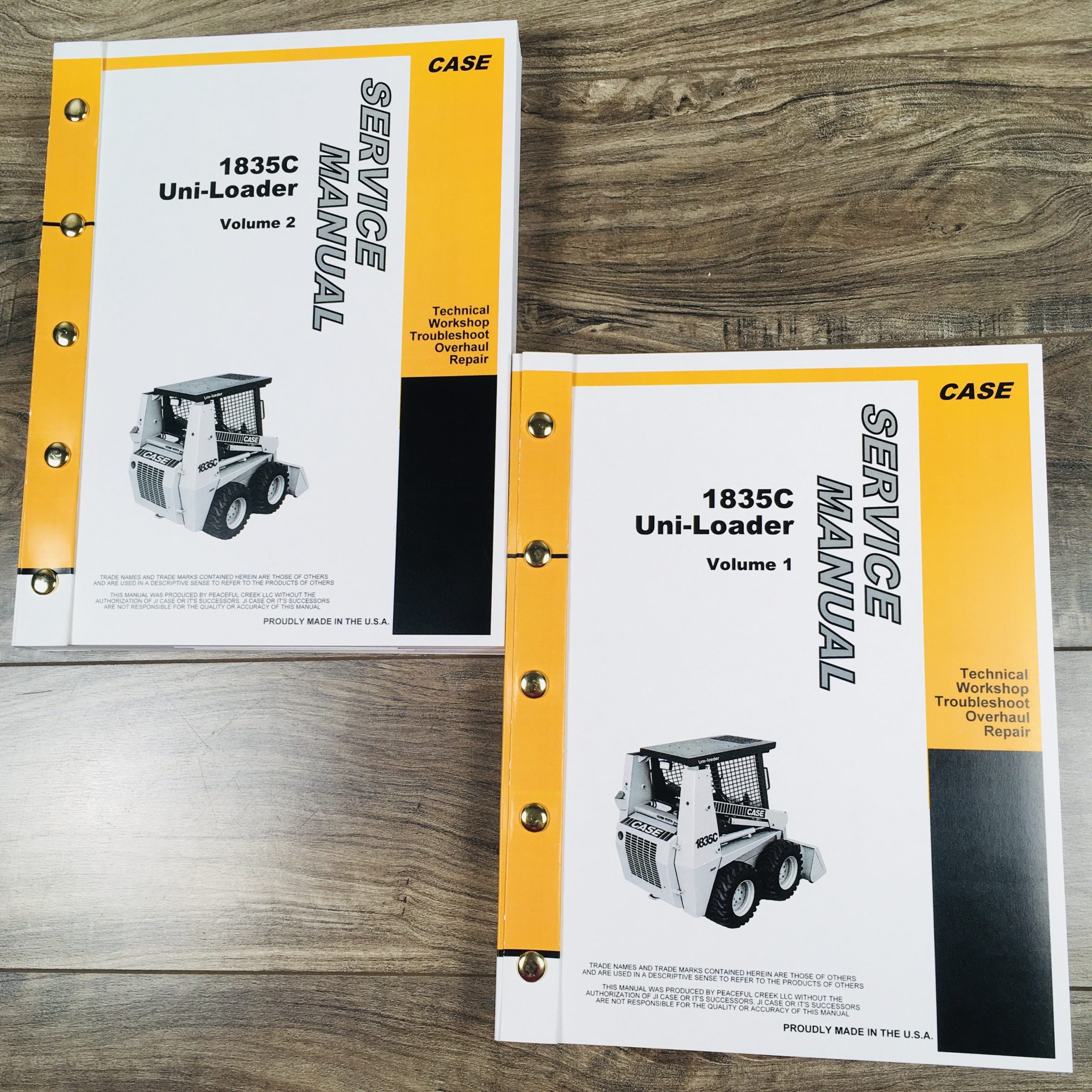 Case 1835C Uni-Loader Skid Steer Service Repair Shop Manual Technical Book New