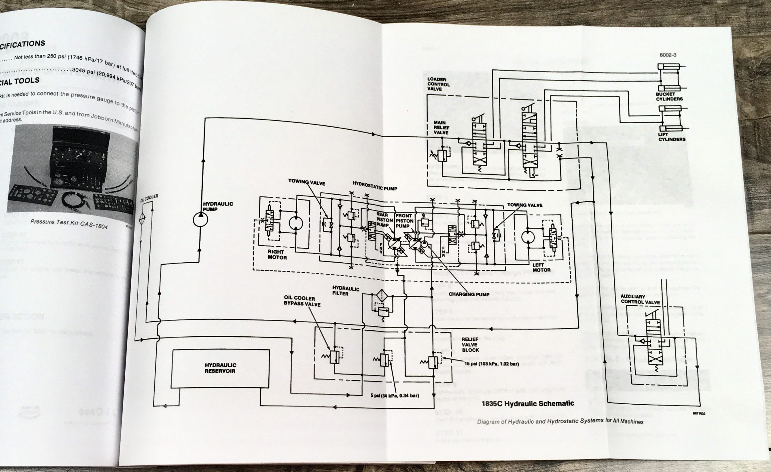 Case 1835C Uni-Loader Skid Steer Service Repair Shop Manual Technical Book New - Image 5