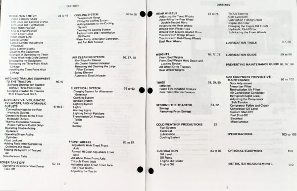 International 766 966 1066 1466 Tractor Service Operators Parts Manual Catalog - Image 9
