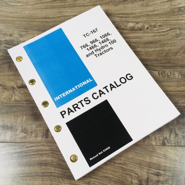 International Ih 766 966 1066 1466 1468 Hydro 100 Tractors Parts Manual Catalog
