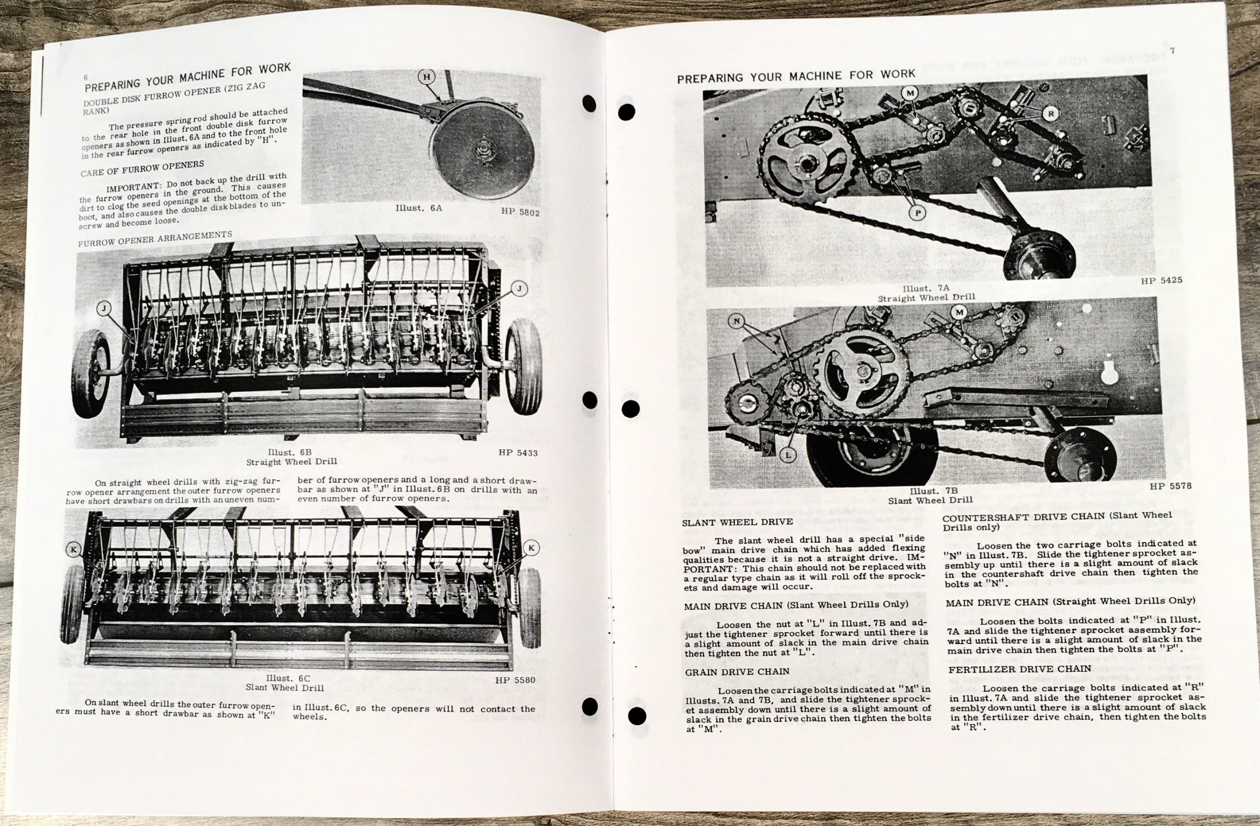 International 510 Grain Drill Planter Owners Operators Manual Settings Chart - Image 3