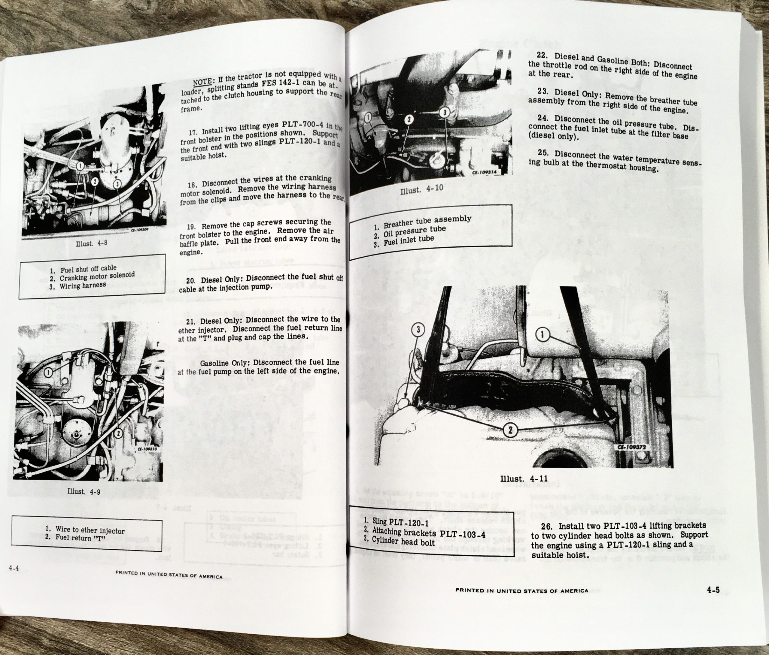 International 2400A 2400B 2500A 2500B Wheel Tractor Service Repair Shop Manual - Image 11
