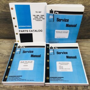 International 766 966 1066 1466 Tractor Service Parts Manual Repair Shop Set Ih