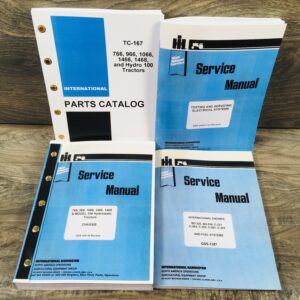 International 766 Gas Tractor Service Parts Shop Manuals Engine Overhaul Set