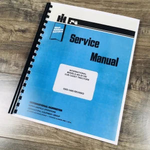 International Cub Cadet 482 1100 Tractor Service Repair Shop Manual