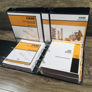 Case 680K Tractor Loader Backhoe Service Manual Parts Catalog Shop Book Set