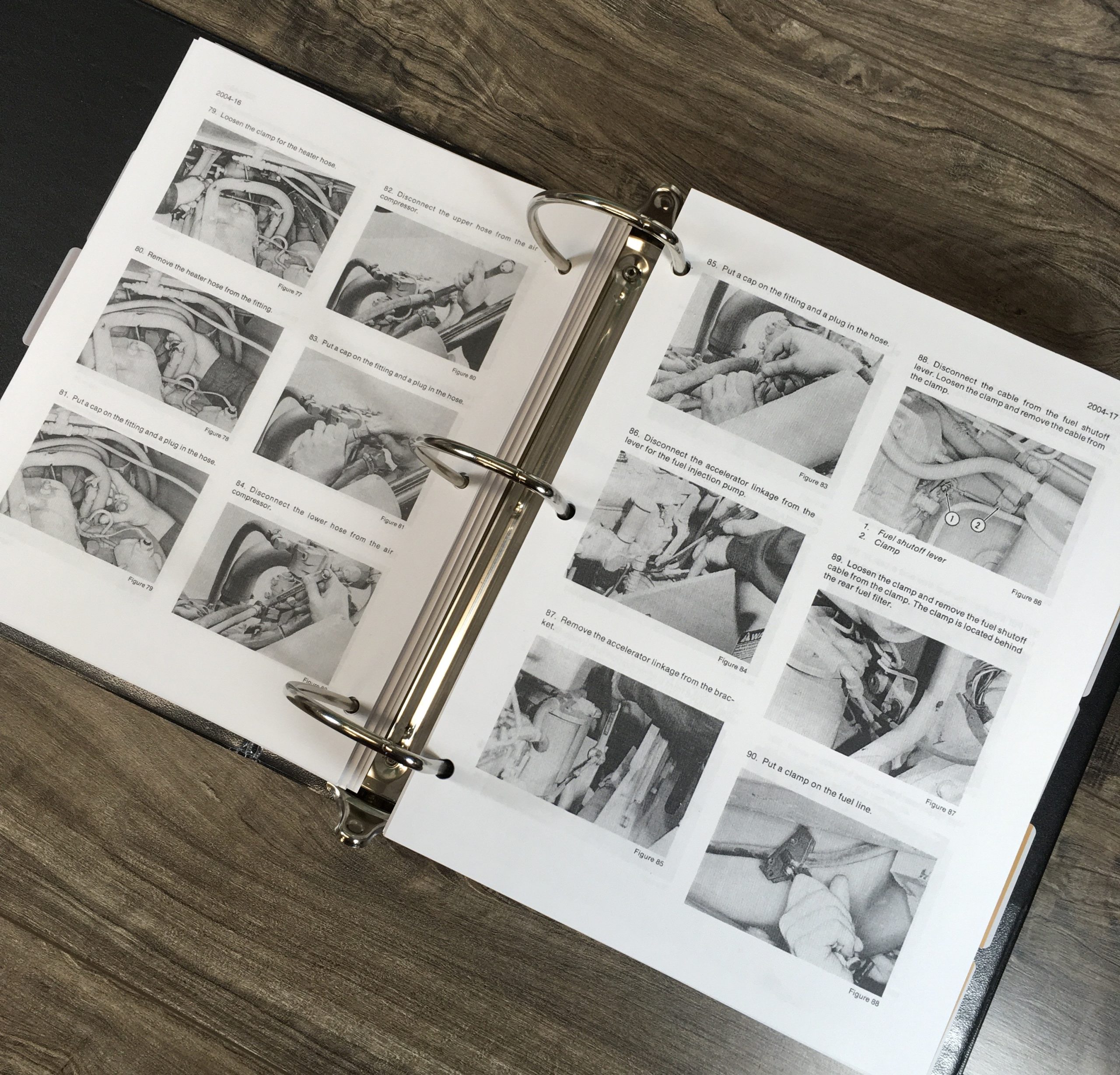 Case 680K Tractor Loader Backhoe Service Manual Parts Catalog Shop Book Set - Image 8
