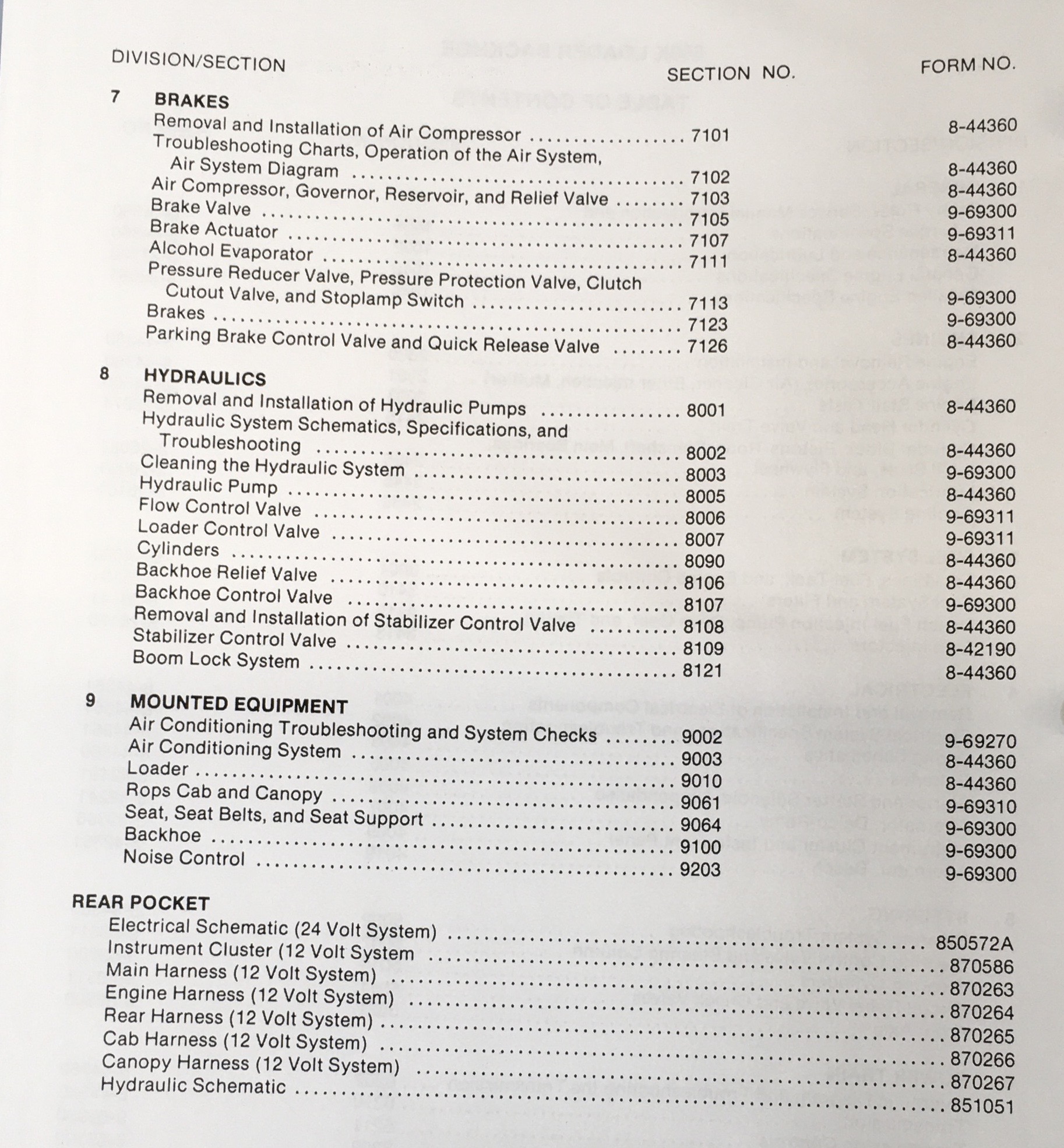 Case 680K Tractor Loader Backhoe Service Manual Parts Catalog Shop Book Set - Image 4