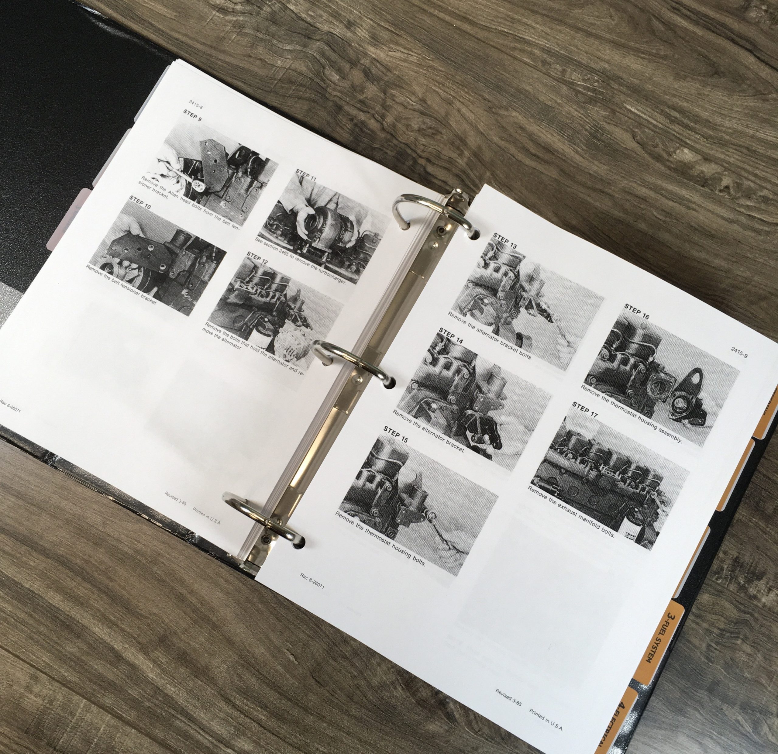 Case 680K Tractor Loader Backhoe Service Manual Parts Catalog Shop Book Set - Image 10