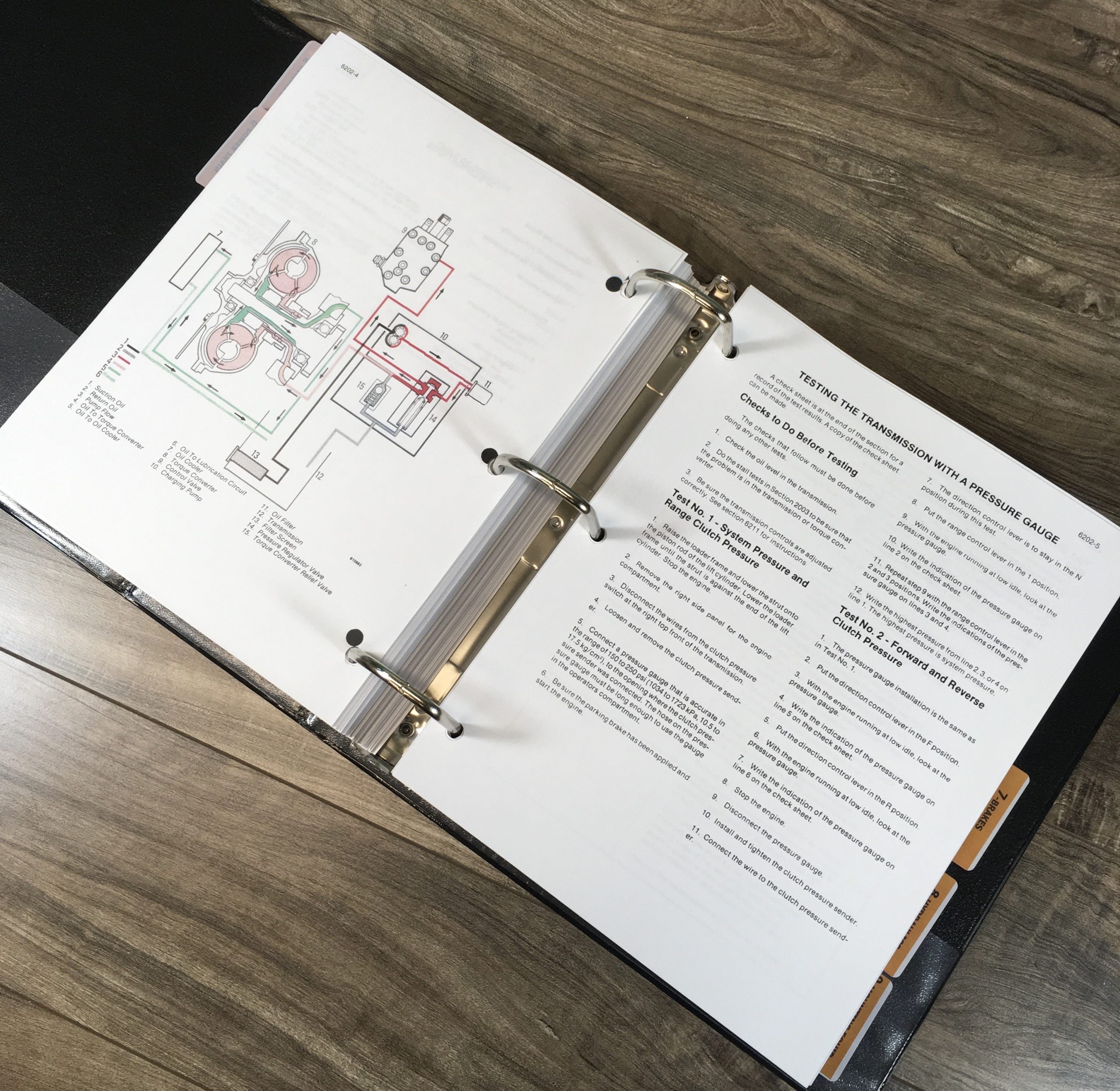 Case 680K Tractor Loader Backhoe Service Manual Parts Catalog Shop Book Set - Image 7