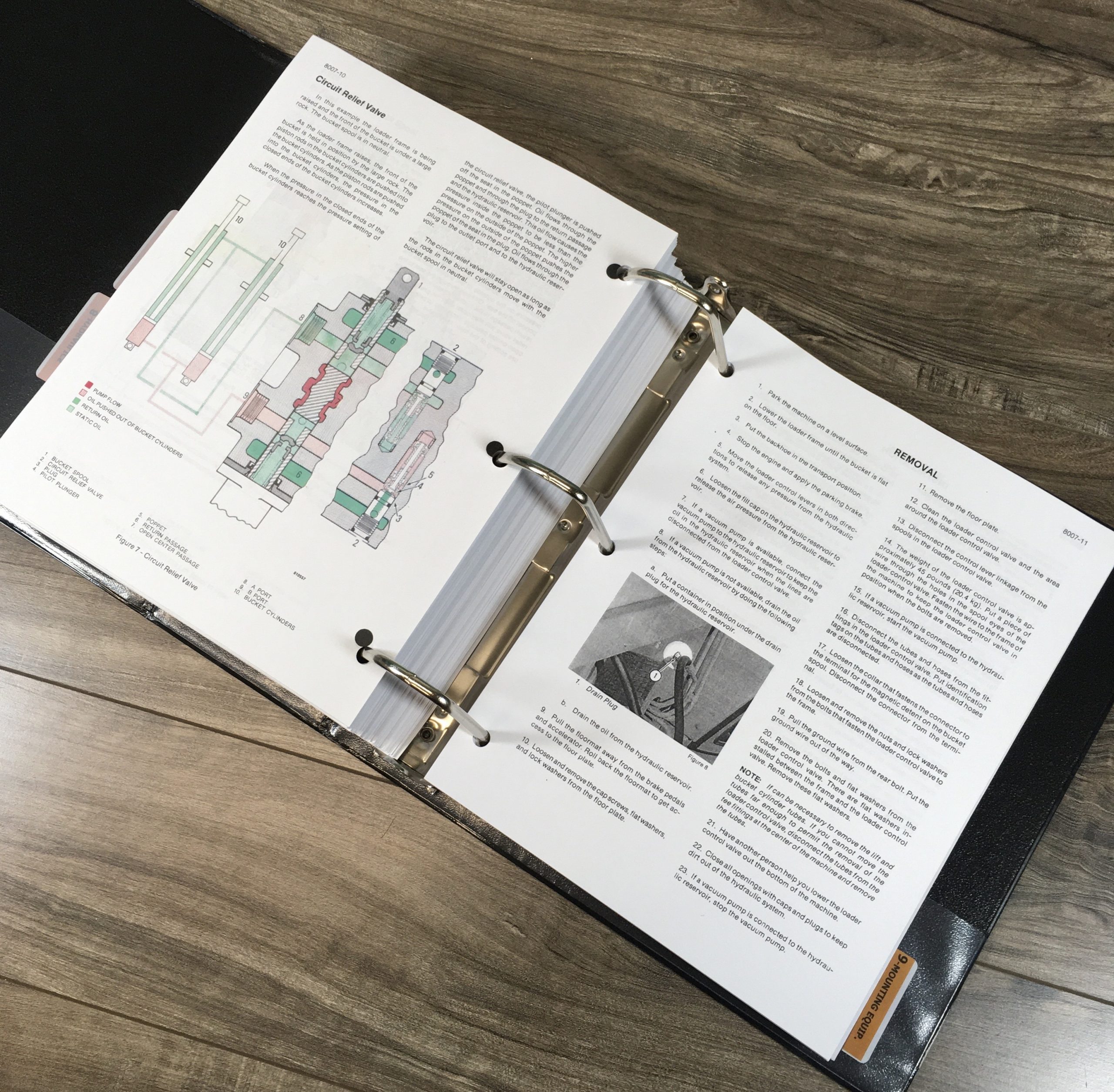 Case 680K Tractor Loader Backhoe Service Manual Parts Catalog Shop Book Set - Image 15