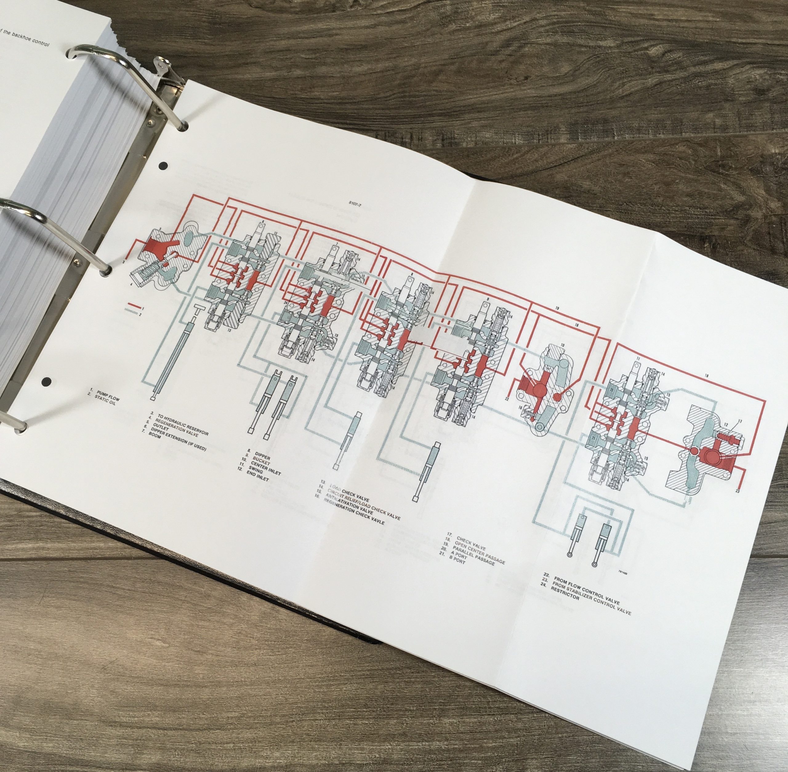 Case 680K Tractor Loader Backhoe Service Manual Parts Catalog Shop Book Set - Image 16