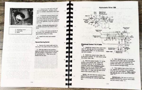 International 966 1066 100 186 Hydro Tractor Hydrostatic Service Repair Manual - Image 7