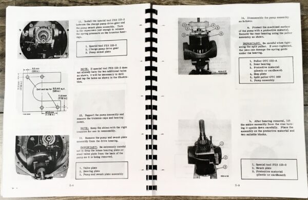 International 966 1066 100 186 Hydro Tractor Hydrostatic Service Repair Manual - Image 6