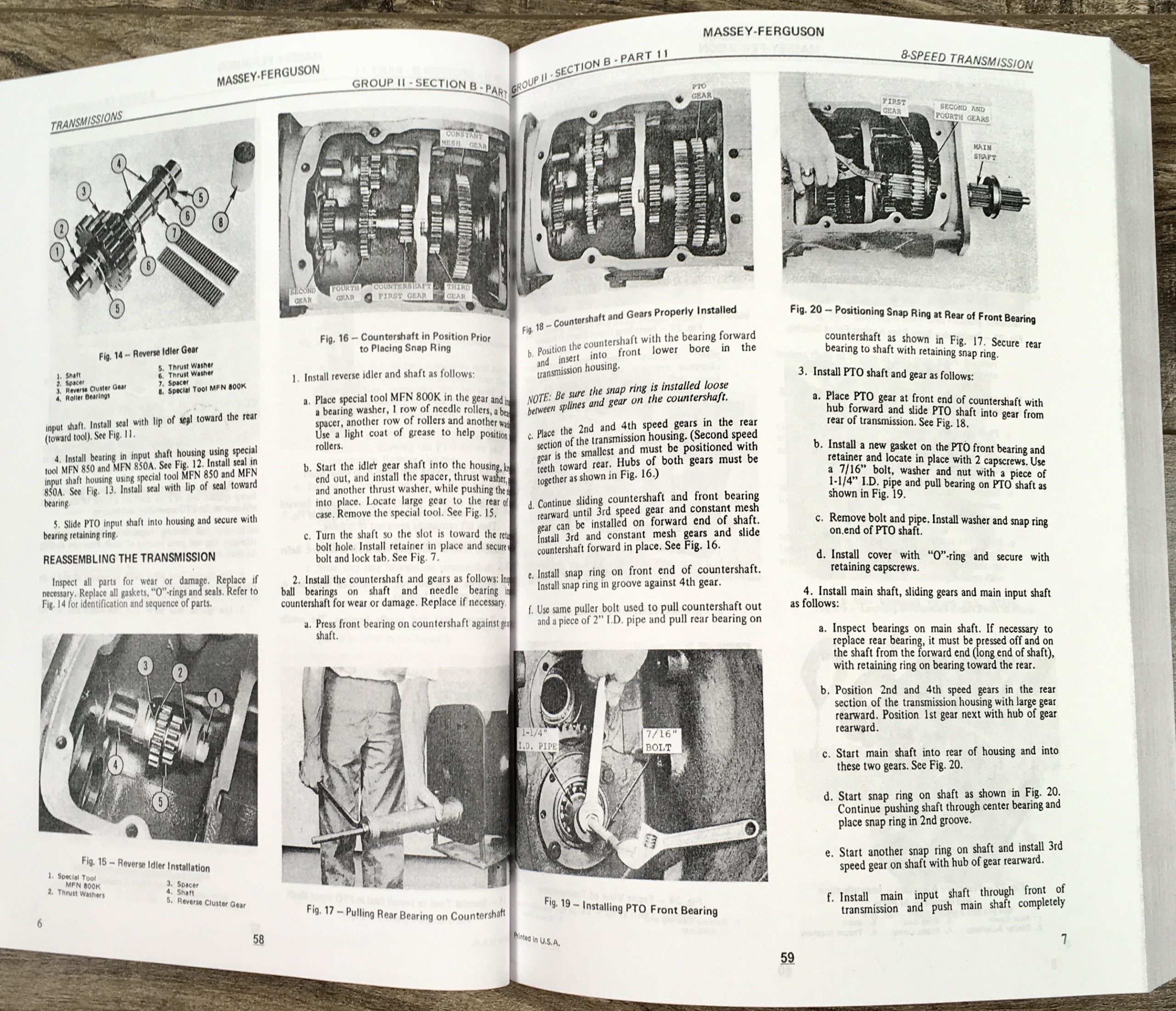 Massey Ferguson Mf 30 30T Tractor Backhoe Loader Service Repair Workshop Manual - Image 4