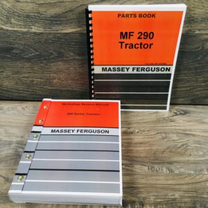 Massey Ferguson 290 Tractor Service Parts Manual Repair Shop Set Book Catalog Mf