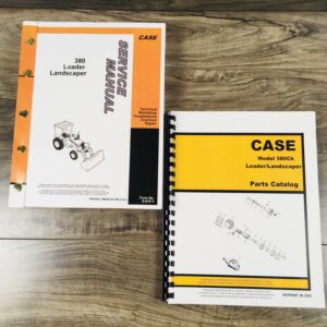 Case 380 Ck 380Ll Loader Landscaper Tractor Backhoe Service Parts Repair Manual