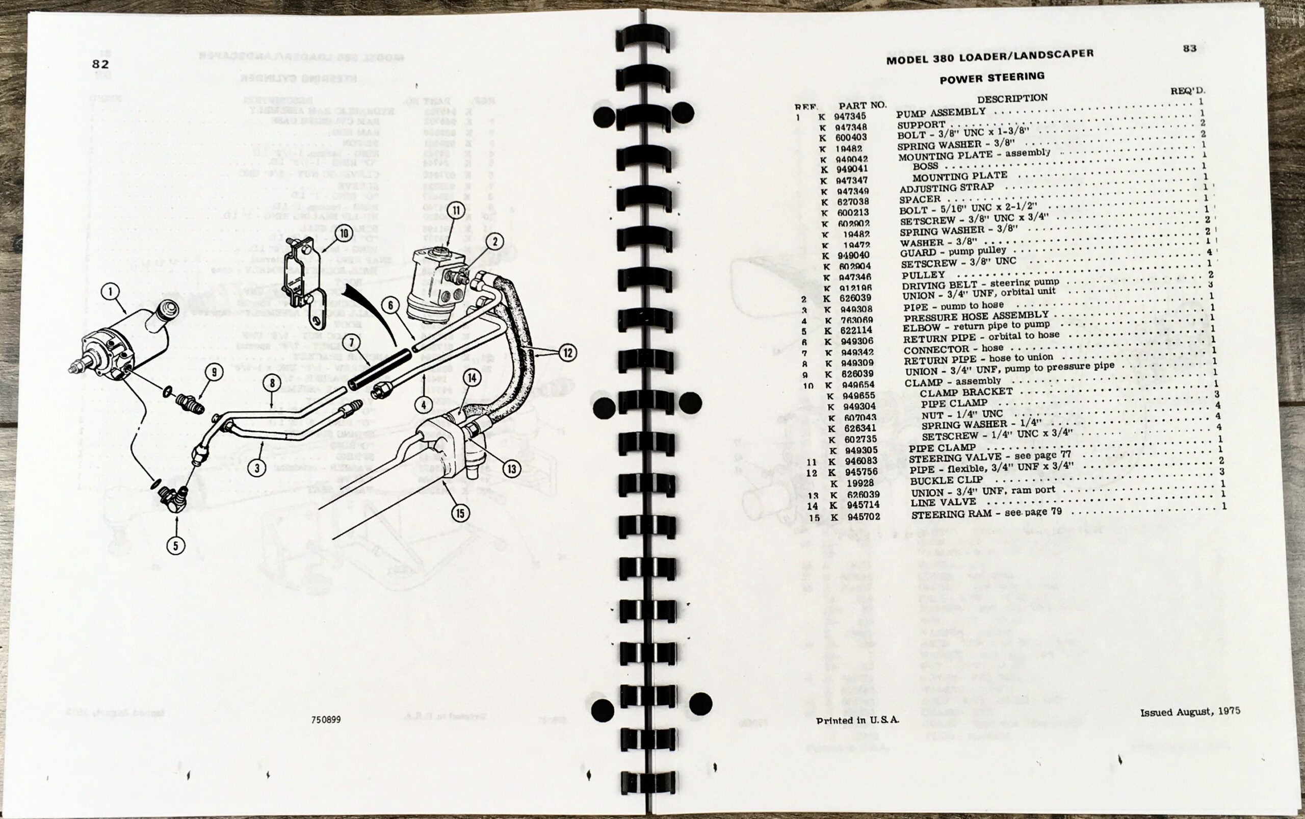 Case 380 380Ll Loader Landscaper Tractor Backhoe Operators Parts Service Manual - Image 16